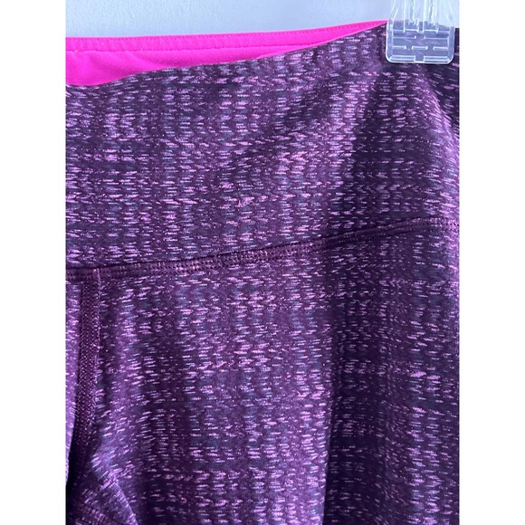 RARE Lululemon 28” Wunder Unders Mid Rise Herringbone Hot Pink Sz 8 - Picture 3 of 8